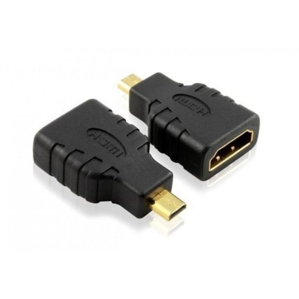Adapter HDMI Female to Micro D Male, Gold