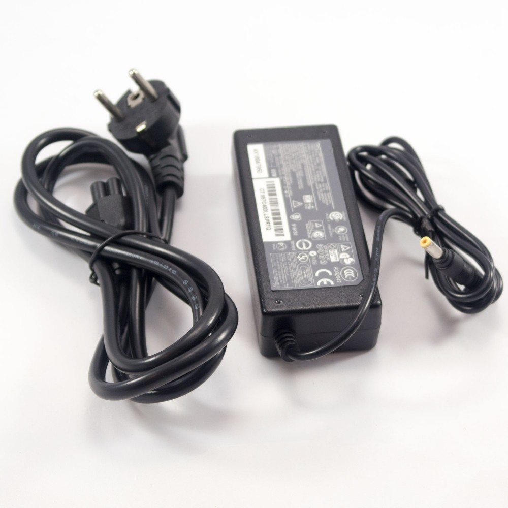  AC Adapter Charger Power Supply for HP COMPAQ Laptop + Mains Cable/Cord 18.5V 65W