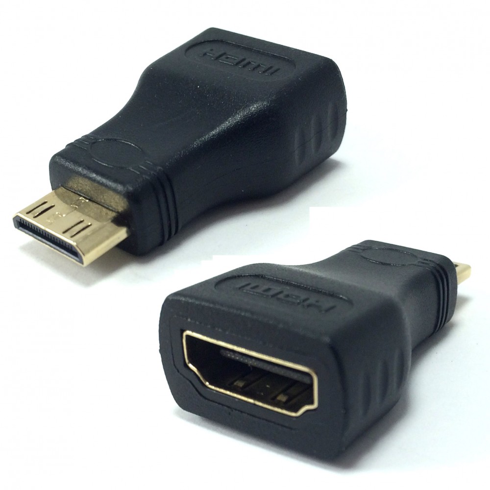 Adapter HDMI Female to Mini C Male, Gold