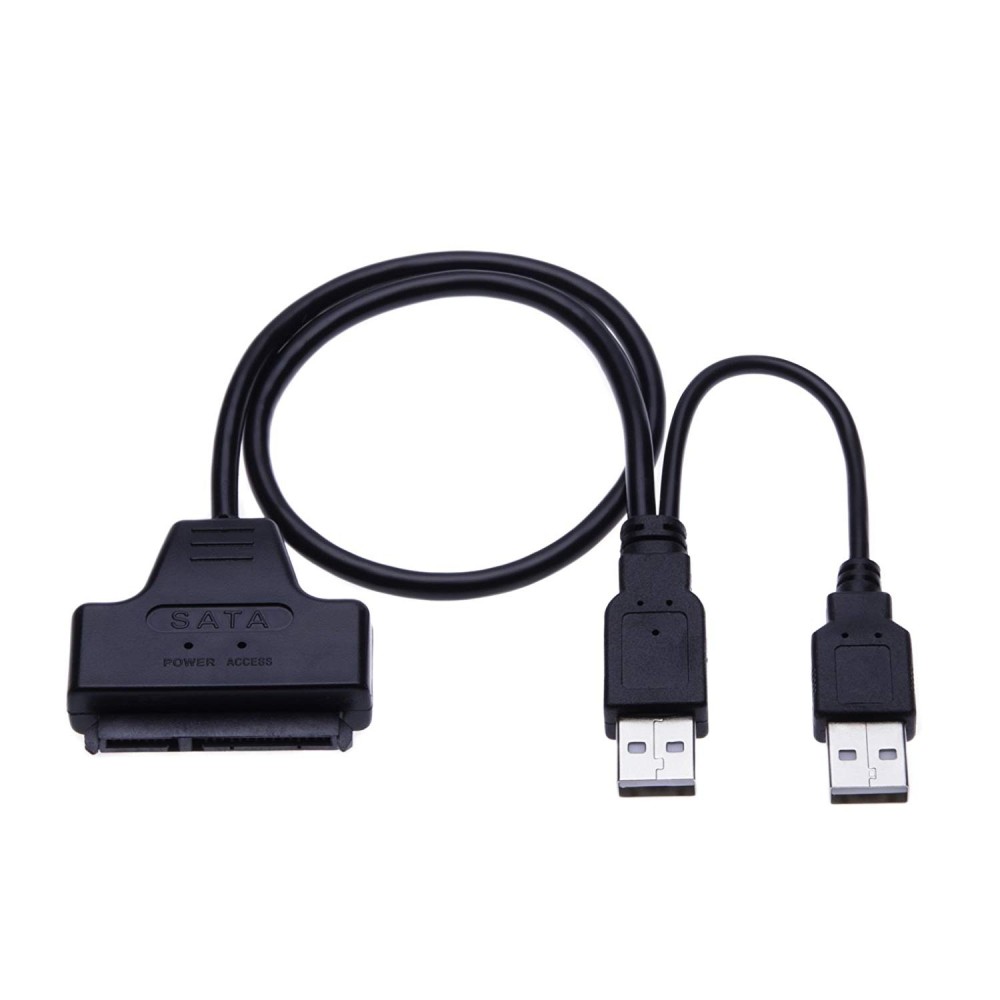 USB 2.0 to SATA Serial Adapter Cable For 2.5" HDD Laptop Hard Drive