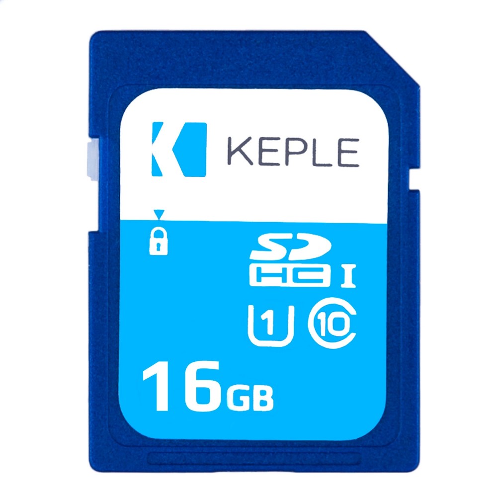16GB SD Memory Card by Keple | High Speed SD Card for HD Videos & Photos | 16 GB Storage Class 10 UHS-I U1 SDHC