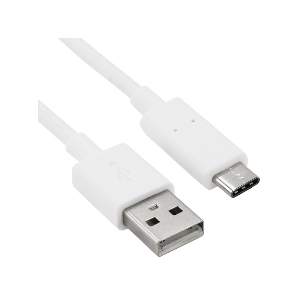 USB Type-C Male to USB Type-A Cable | White 1m