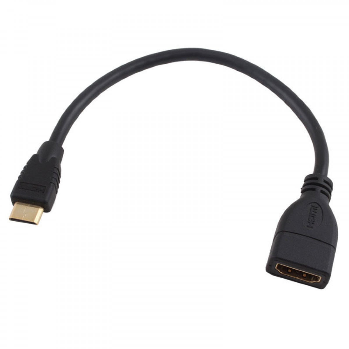 20cm Male HDMI to Female HDMI Adapter for D3200 Camera Keple.com