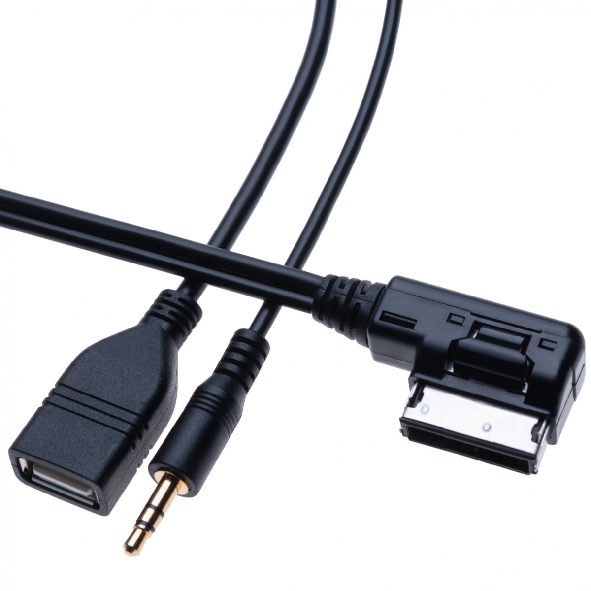 HQRP MDI AMI MMI Interface USB/AUX Cable for Audi Q7 2009-2015 Plus HQRP Coaster 