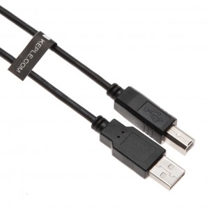 USB B Cable for DJ Midi Controllers, keyboards, samplers, effect pads, Syntesizers Numark, Pioneer, Native Instruments, Traktor, Denon, Akai to MacBook Dell HP | 5m/16.4ft