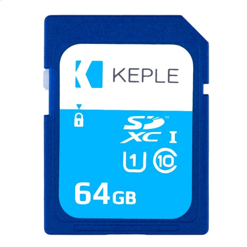 64GB SD Memory Card by Keple | High Speed SD Card for HD Videos & Photos | 64 GB Storage Class 10 UHS-I U1 SDHC 