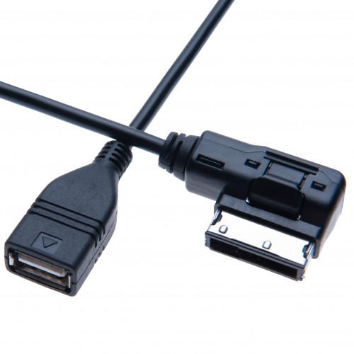AMI MDI to USB Female Music Media Interface Cable Adapter | Compatible with Audi A6L  Q5  Q7  A8  S5  A5  A4L  A3 VW Volkswagen Tiguan GTI CC Magotan Skoda Fabia Octavia vehicle radio | 1.5m