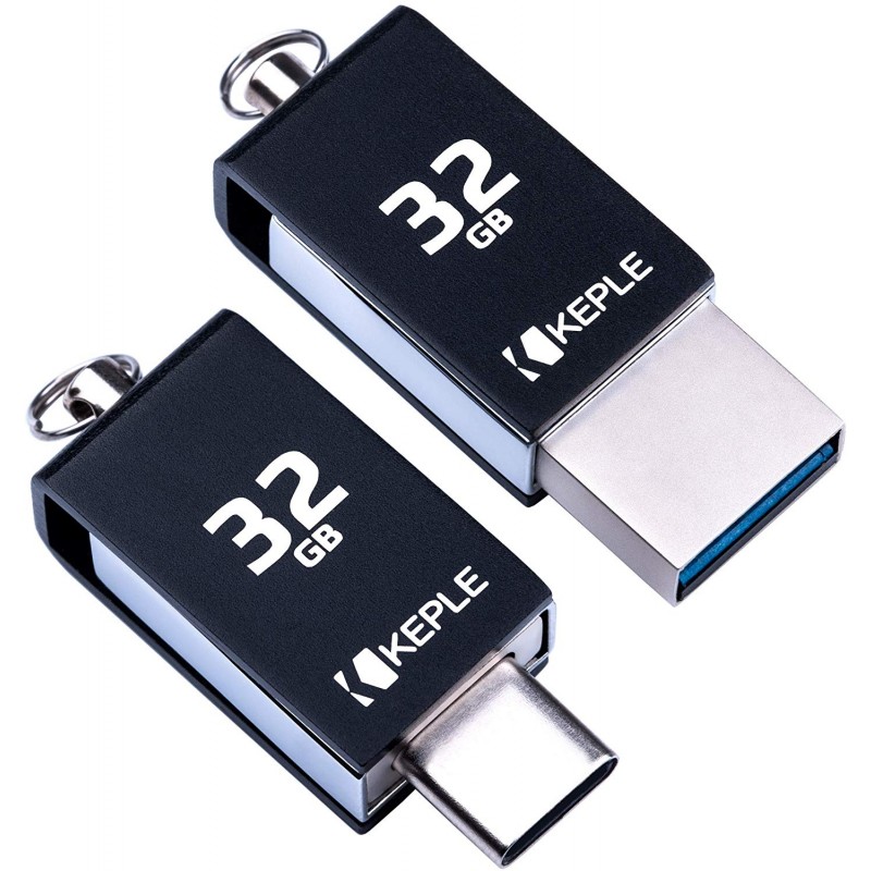 USB Memory Stick 32GB USB C 3.0 High Speed Dual OTG Pen Flash Drive Compatible with Samsung Galaxy S9 S8 S8+, S10 S10+ S10e, Note 8 9, A3 A5 A7 (2017) A8, Tab S3 9.7 S4 10.5 | 32 GB Type C Thumb Drive