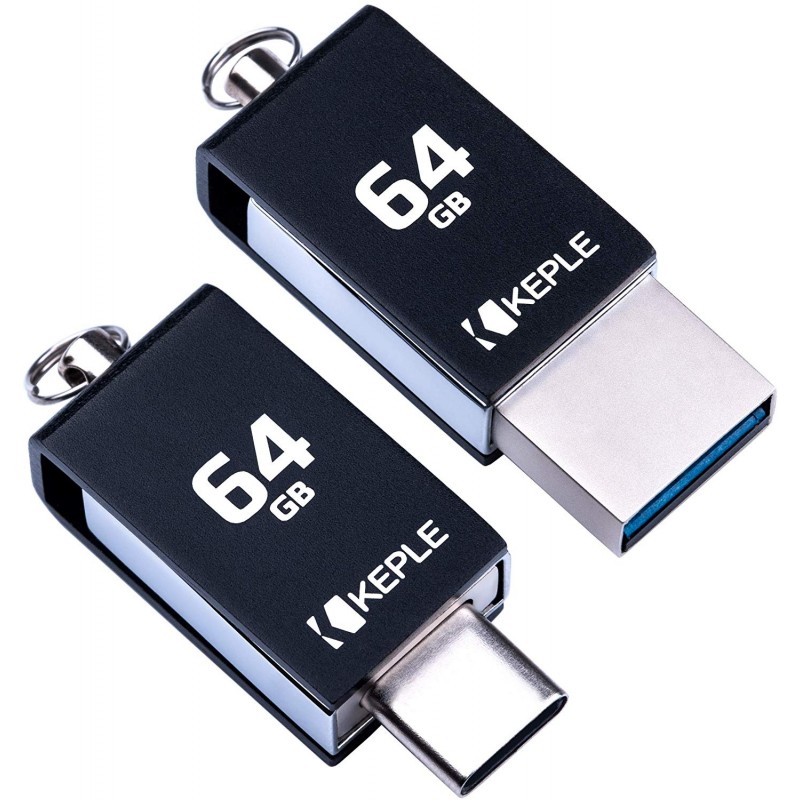 USB Memory Stick 64GB USB C 3.0 High Speed Dual OTG Pen Flash Drive Compatible with Xiaomi Mi A1, A2, A3 / Mi Mix 3, Mi Mix 2 / Mi 8, 8 Pro, 8 Lite / Redmi K20, K20 Pro | 64 GB Type C Data Thumb Drive