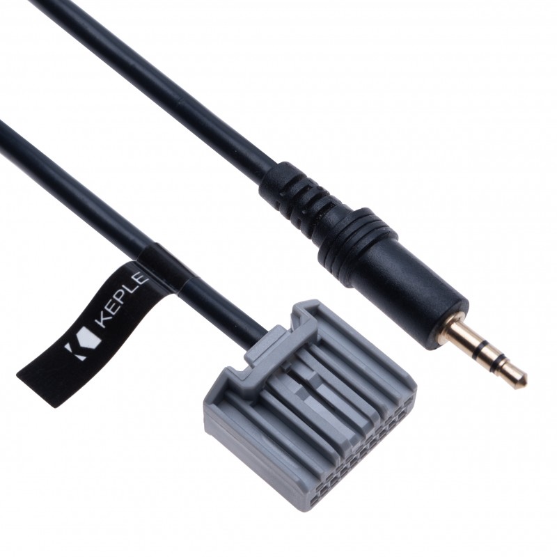 AUX Input Audio Cable Adapter Compatible with Honda Accord Civic CRV vehicle Navigation GPS Nav| 3.5 mm 20 pin Radio Male Interface Cord Lead connector | 1.5m
