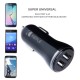 Dual Port Car Charger + Micro USB Cable for Acer Iconia One 8/ Tab 10/ Talk S/ Predator 8 2x 2.4A (12/ 24V) (0.5m/ 1.5ft) g