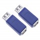 2 Pieces USB 2.0 Female to Type B Female Adapter for Computers, Laptops, Hard Drives a
