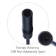 Universal Car Radio Audio Antenna Adapter Lead | Vehicle Female DIN To Male DIN Stereo Head Unit Aerial Adaptor with Amplifier Car Radio Accessory Cable e