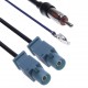 Dual Fakra Antenna Adapter & Diversity System for Audi TT, VW Volkswagen Beetle, Jetta, Tiguan, Passat b