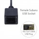 USB Adapter Cable Interface for Suzuki BRZ / Forester / Impreza / Legacy, Suzuki, Scion Car Models 2011 Onwards d