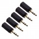 5 pack Male to Female 3.5mm Jack 3.5 Stereo to 3.5 Stereo Adapter Plug extender  b