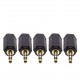 5 pack Male to Female 3.5mm Jack 3.5 Stereo to 3.5 Stereo Adapter Plug extender  d