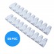 RJ45 Crimp Boot Covers By Keple | Plastic Ethernet Network Wire LAN Strain Connector Ends Caps for Cat6 Cat5 Cable | Pack of 50 PCS White Plug Covers b