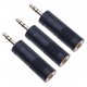 3.5 Male to 6.5 Female Stero Headphones Adapter by Keple Mini Headphone Plug Converter AUX Adaptor for Earphones Microphone Amplifier Music Player ( 1/8 jack to 1/4" Adaptor) pack of 3 d